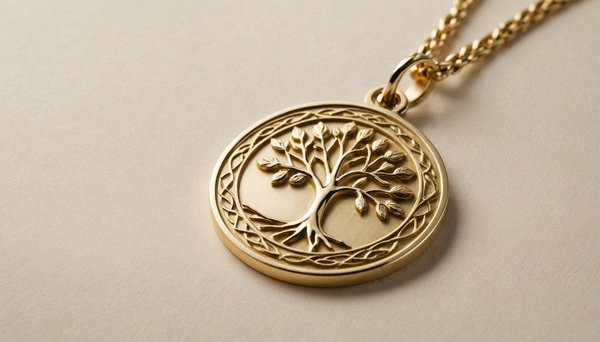 Médaille de baptême : l'arbre de vie, un symbole précieux